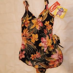 Ladies swimsuit sz 16 tummy trimmer Riviera NWT